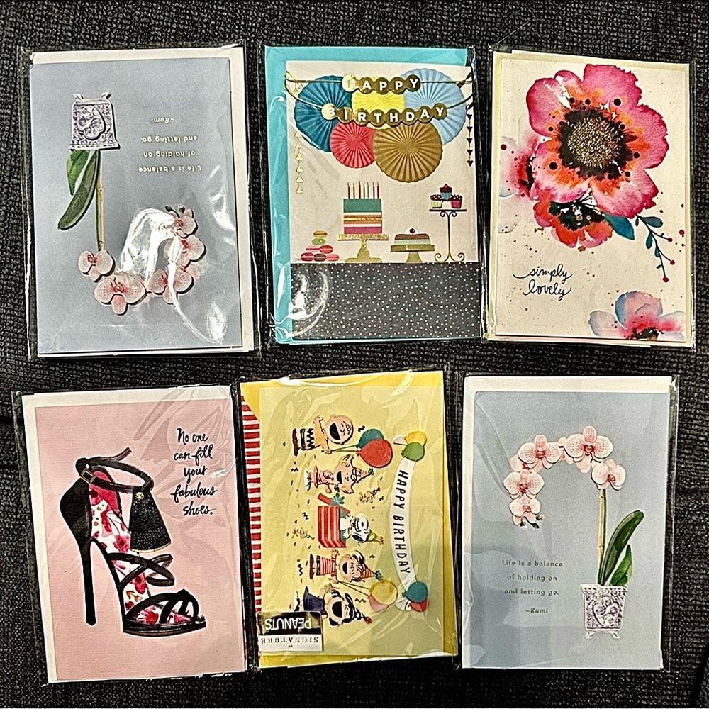 Hallmark cards retail $8.99 each They are all new